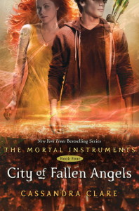 Cassandra Clare's City of Fallen Angels. I kind of slacked off on this series but I'm glad I picked it up again!!