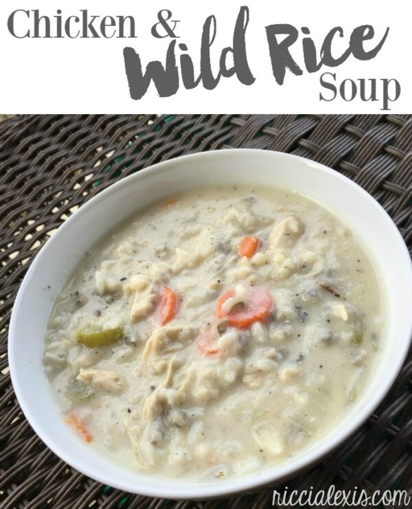 Chicken and Wild Rice Soup {recipe} - ricci alexis