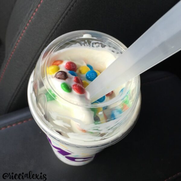 Celebrating National Ice Cream Month at McDonald's ricci alexis