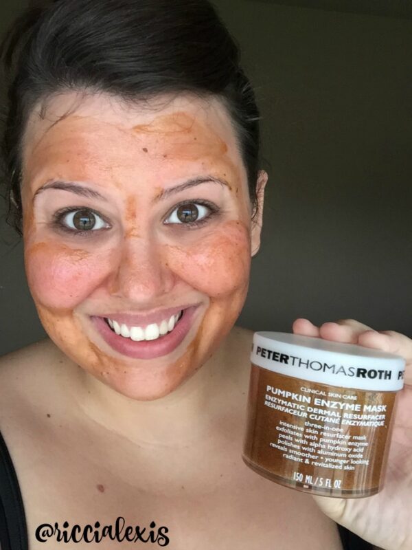 DIY Pumpkin Facial ricci alexis