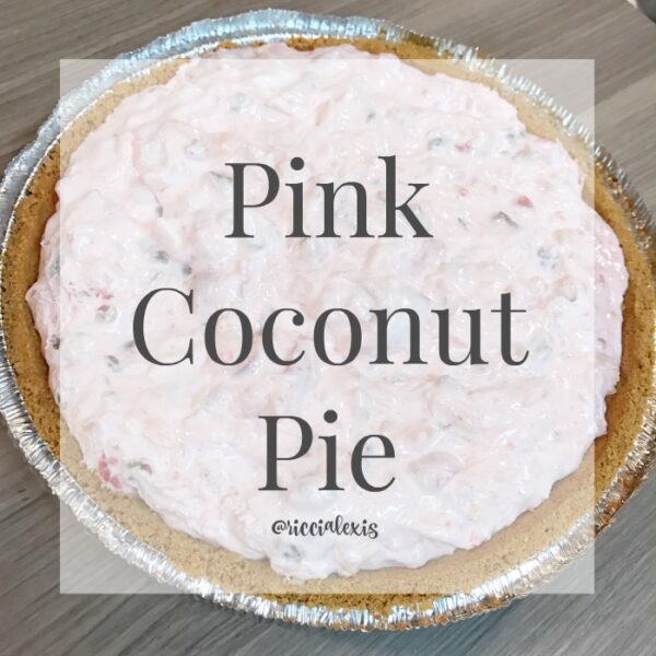 Pink Coconut Pie - ricci alexis