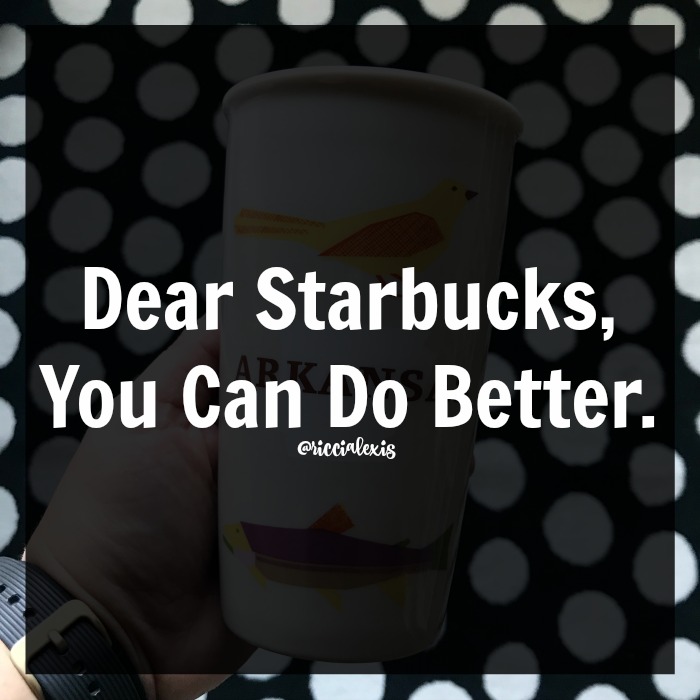 Dear Starbucks