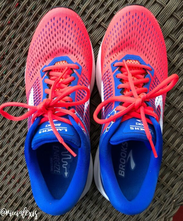 brooks launch 5 pink blue yellow